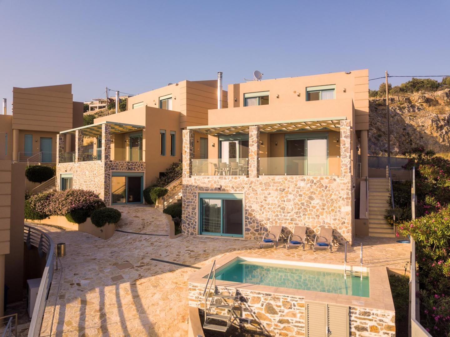 Ouzo Panoramic Houses 2, With Private Pool Plomari Extérieur photo