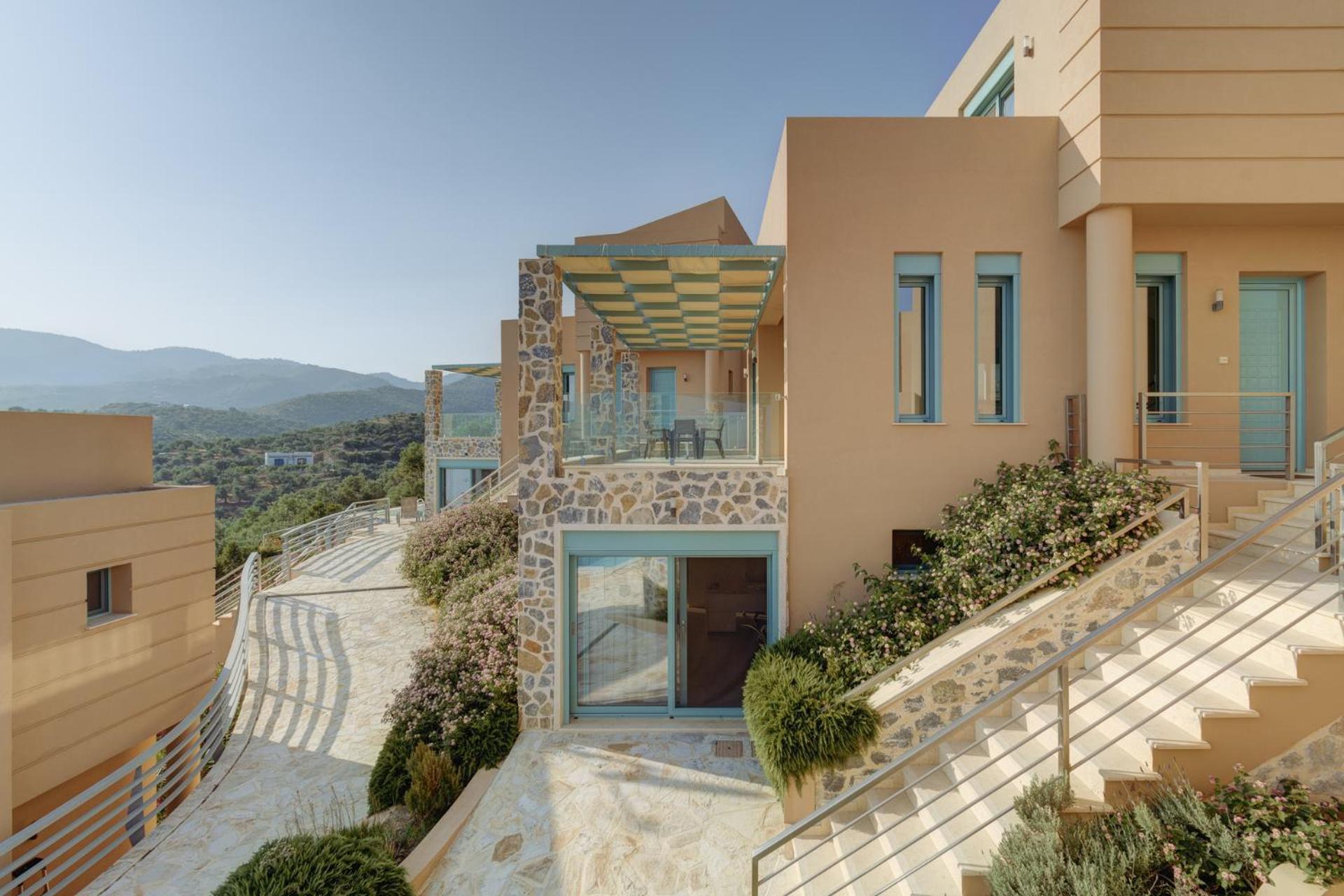 Ouzo Panoramic Houses 2, With Private Pool Plomari Extérieur photo